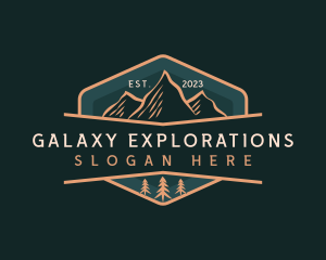 Mountain Peak Campsite  logo design