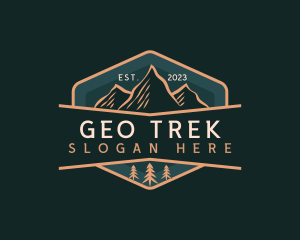 Mountain Peak Campsite  logo design