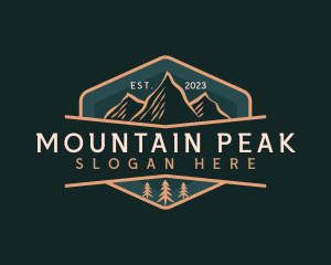 Mountain Peak Campsite  logo design