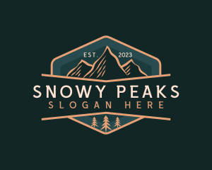 Mountain Peak Campsite  logo design