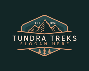 Mountain Peak Campsite  logo design