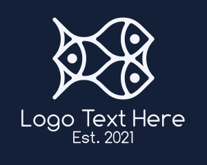 Minimalist Fishing Net logo