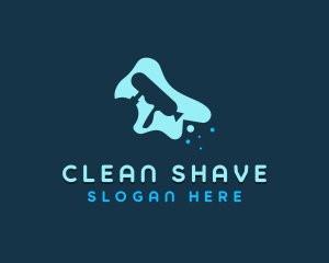 Disinfection Cleaning Sprayer  logo design