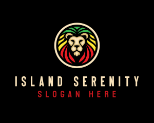 Jamaican Lion Animal logo