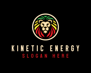 Jamaican Lion Animal logo