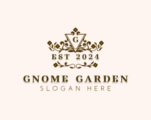 Flower Wedding Garden logo design