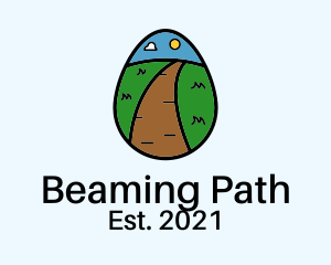 Egg Pathway Road logo design