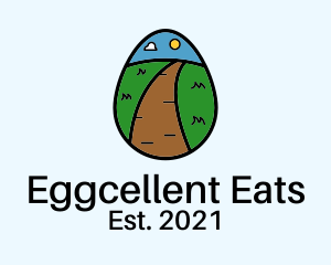 Egg Pathway Road logo design