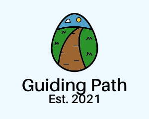 Egg Pathway Road logo design