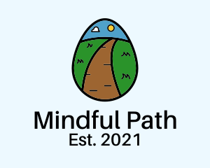 Egg Pathway Road logo design