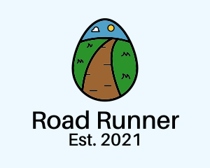 Egg Pathway Road logo design