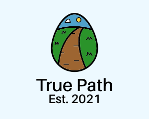 Egg Pathway Road logo design