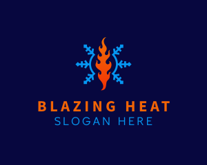 Cold Heat Ventilation logo design