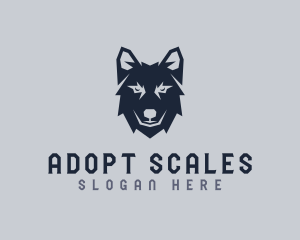 Wild Wolf Dog logo design