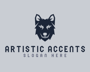 Wild Wolf Dog logo design