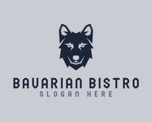 Wild Wolf Dog logo design