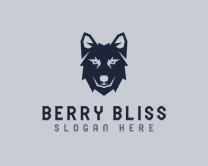 Wild Wolf Dog logo design