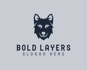 Wild Wolf Dog logo design