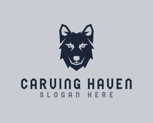 Wild Wolf Dog logo design