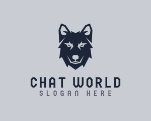 Wild Wolf Dog logo design