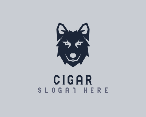 Wild Wolf Dog logo design