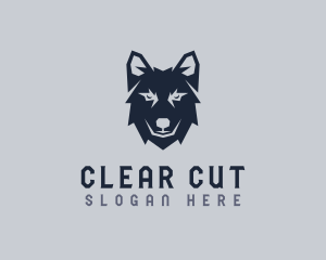 Wild Wolf Dog logo design