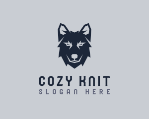 Wild Wolf Dog logo design