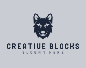 Wild Wolf Dog logo design