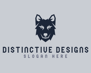 Wild Wolf Dog logo design