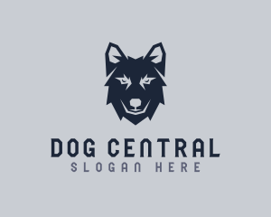 Wild Wolf Dog logo design