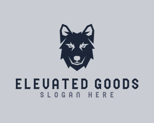 Wild Wolf Dog logo design