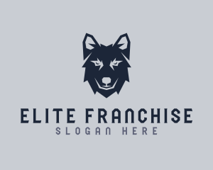 Wild Wolf Dog logo design