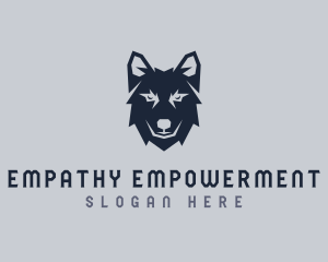 Wild Wolf Dog logo design