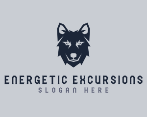 Wild Wolf Dog logo design