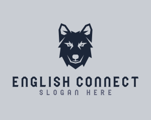 Wild Wolf Dog logo design