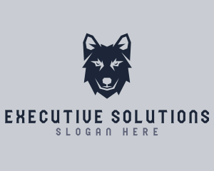 Wild Wolf Dog logo design