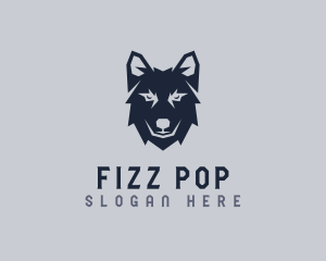 Wild Wolf Dog logo design