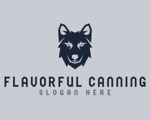 Wild Wolf Dog logo design