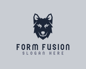 Wild Wolf Dog logo design