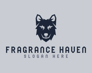 Wild Wolf Dog logo design