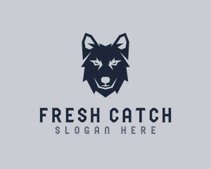 Wild Wolf Dog logo design