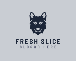 Wild Wolf Dog logo design