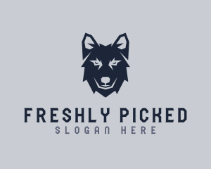 Wild Wolf Dog logo design