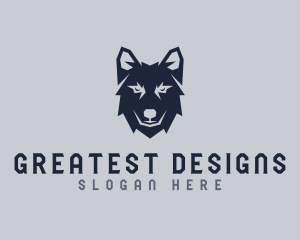 Wild Wolf Dog logo design