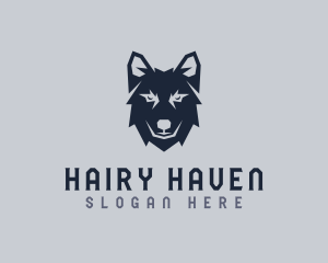 Wild Wolf Dog logo design