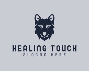 Wild Wolf Dog logo design