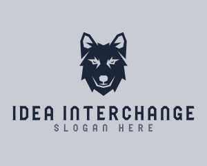 Wild Wolf Dog logo design