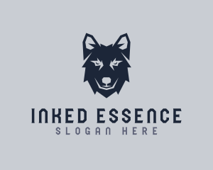 Wild Wolf Dog logo design