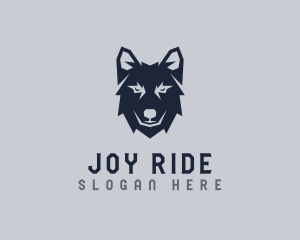 Wild Wolf Dog logo design