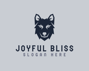 Wild Wolf Dog logo design